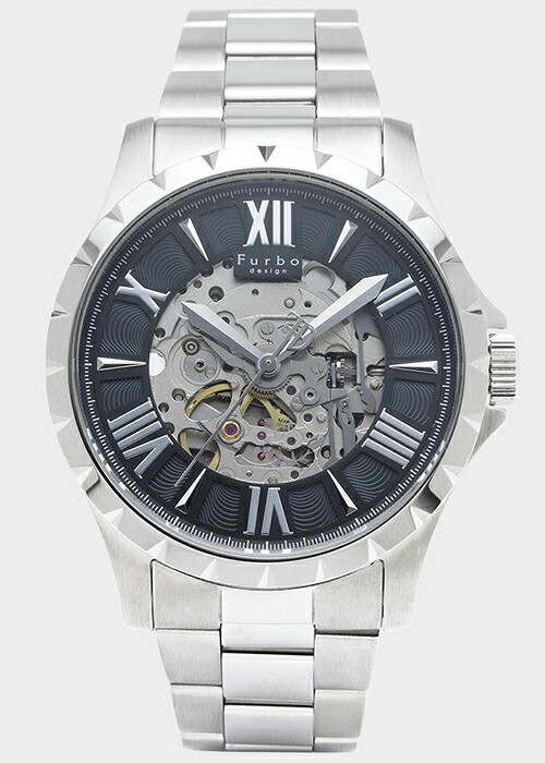 楽天市場 フルボデザイン ビートマジック F5021nbkss メンズ 腕時計 自動巻き ステンレス ブラック スケルトン 機械式 ザ クロックハウス 楽天市場店