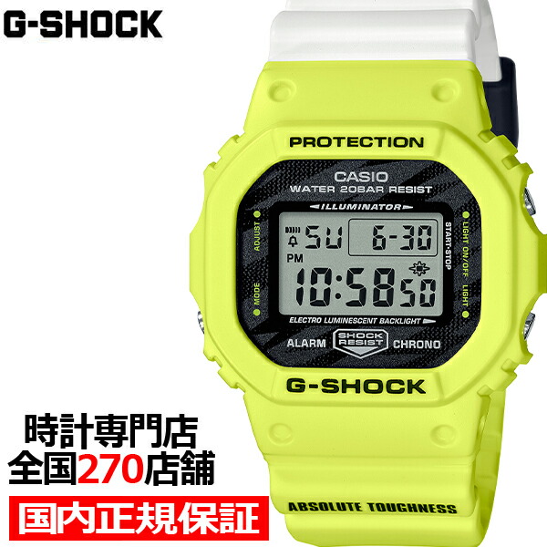 楽天市場 G Shock Dw 5600tga 9 Team G Shock ライトニングボルト イエロー Casio デジタル メンズ 腕時計 Origin Gショック ジーショック カシオ 逆輸入海外モデル G専門店 G Supply ジーサプライ