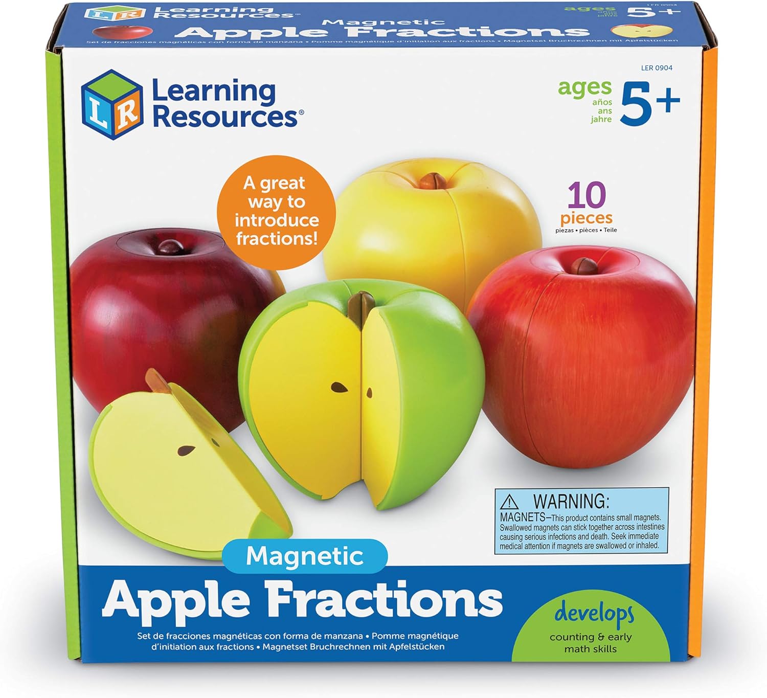 送料無料!！ラーニング・リソーシズ Learning Resources 【算数教材 りんごで分数 5歳から】 LER0904 正規品