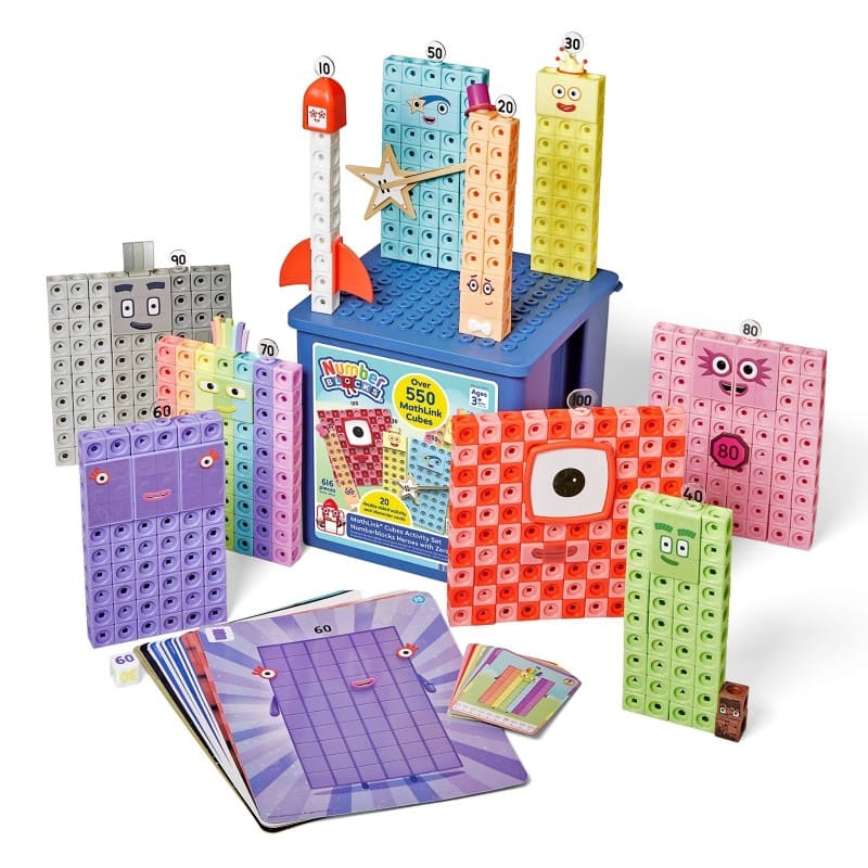 送料無料!！Numberblocks ナンバーブロックス 【MathLink Cubes ナンバーブロックス ヒーローズ ウィズ ゼロ アクティビティセット キューブ 552個入り 算数おもちゃ 日本語Webガイド付き】 96930 正規品｜ドリームブロッサム