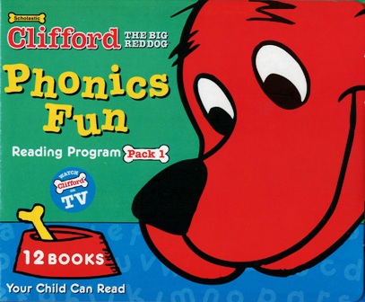 楽天市場 送料無料 Cd 日本語ガイド付き クリフォード フォニックス 1 12冊 Cd Clifford Phonics Fun Pack 1 子ども英語 英単語 重要単語 Scholastic スカラスティック The English Store