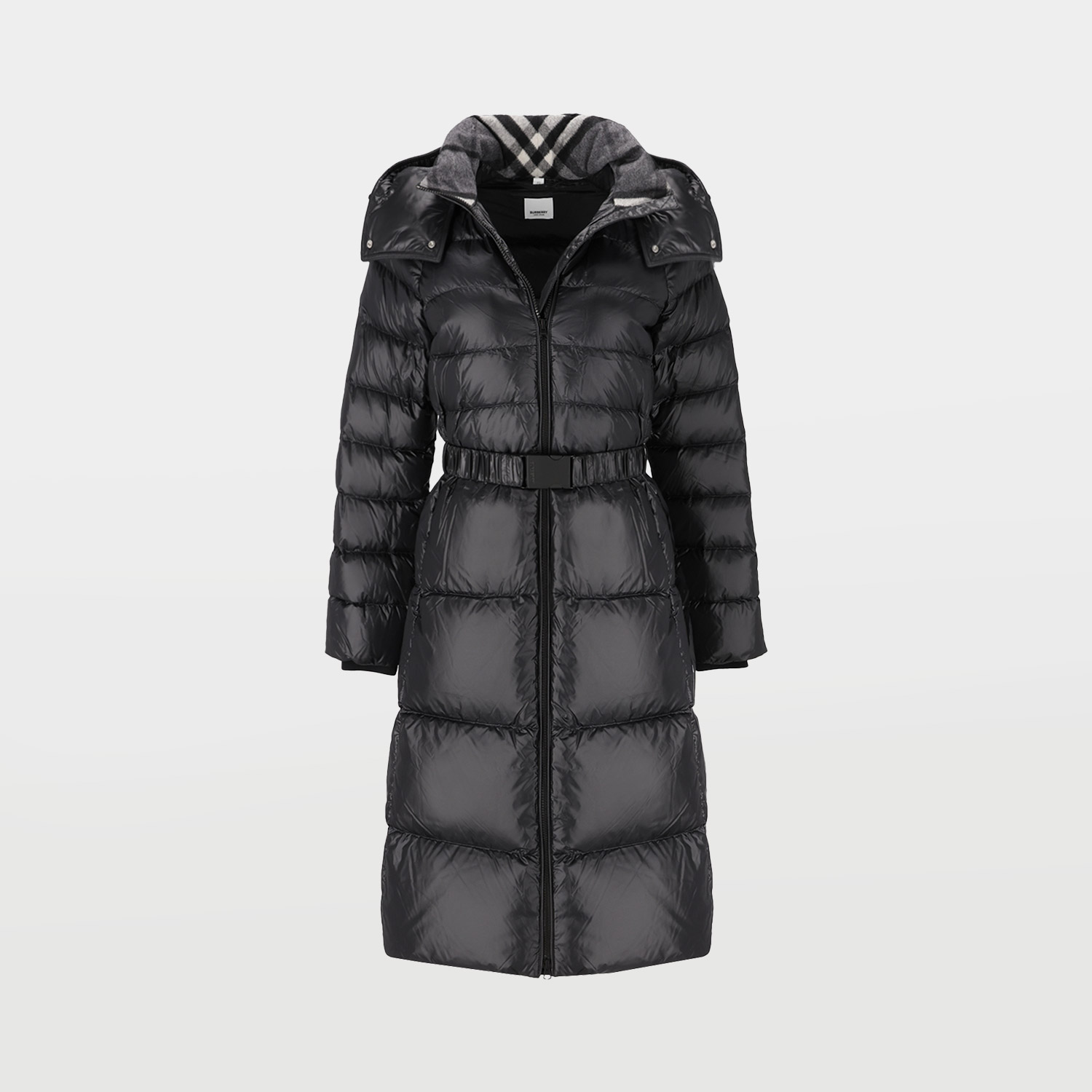 BURBERRY バーバリー ロングダウンコート ベルト付き ブラック　黒 楽天市場】【最大20,000円OFFクーポン配布中】 バーバリー ダウン