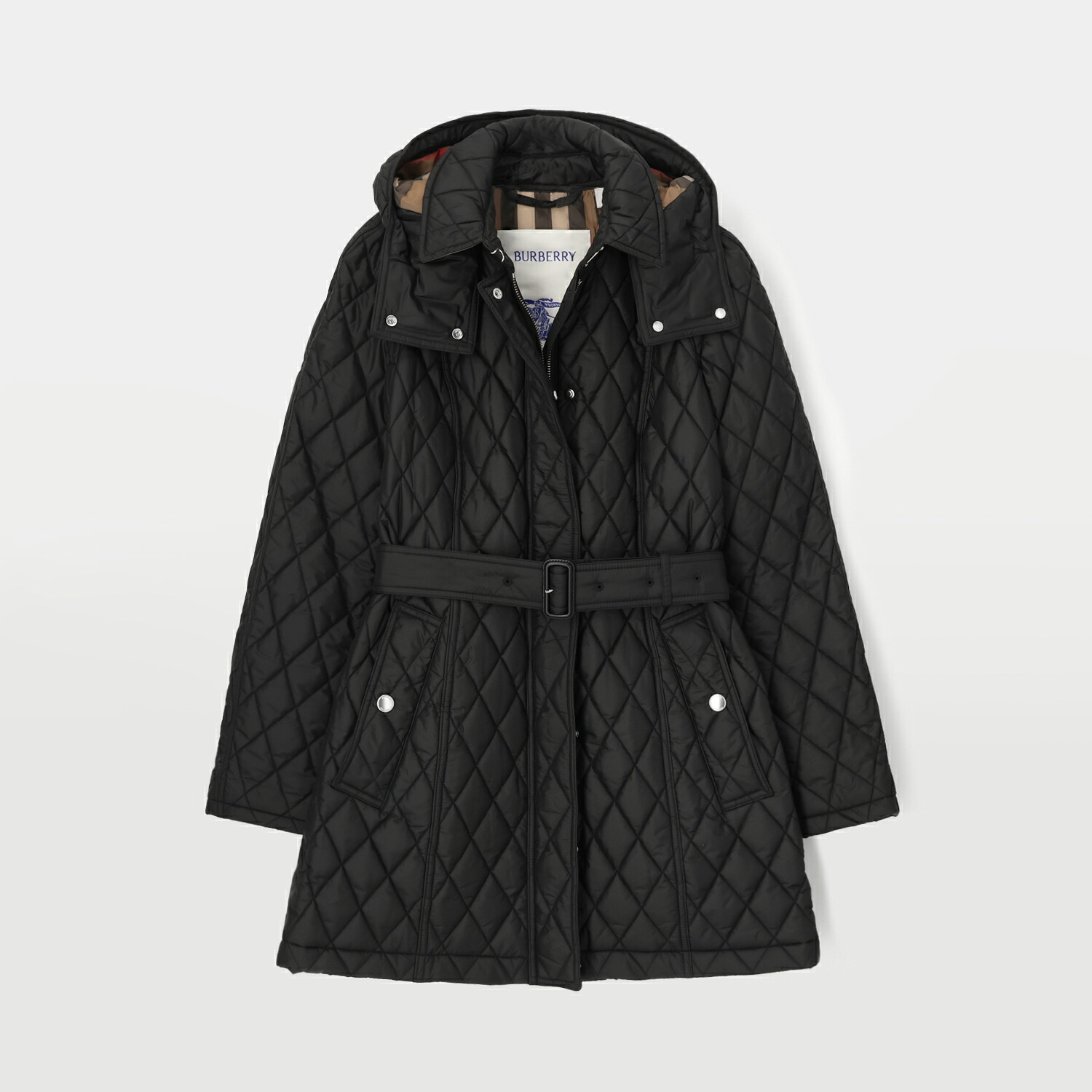 【新品 正規品】バーバリー BURBERRY HEMINGFIELD ミドル キルティング ジャケット ジャンパー レディース アウター ブラック 81191331 バーバリージャケット