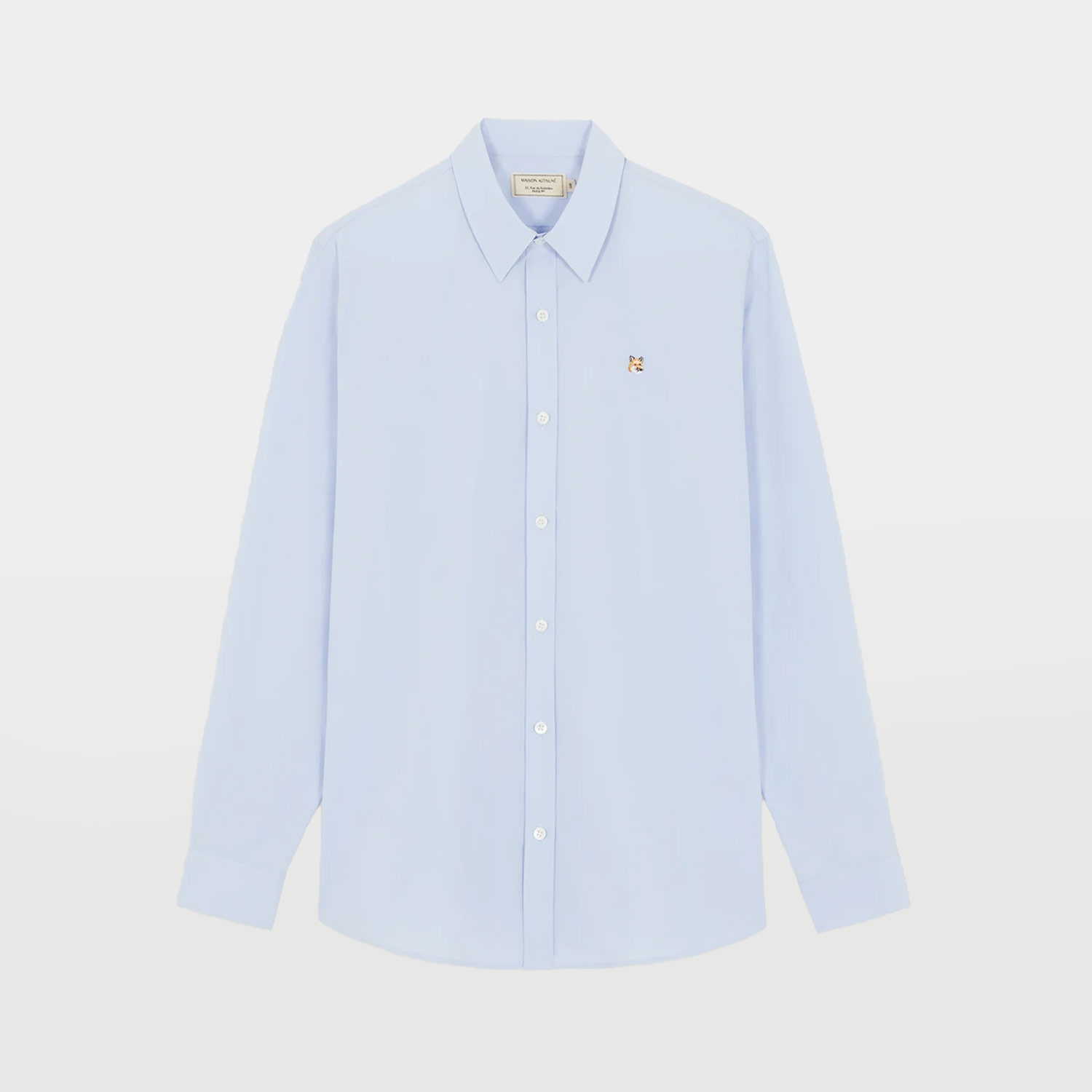 楽天市場】メゾンキツネ シャツ 長袖 メンズ グレイ フォックスヘッド