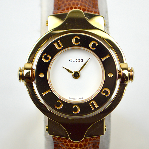 【楽天市場】グッチ GUCCI レザーバングルウォッチ QZ グッチ 12MMSCD 腕時計 [レディース 女性用] ギフト プレゼント