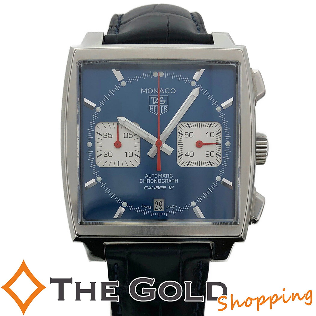 楽天市場 中古 タグホイヤー モナコ キャリバー12 青文字盤 ブルー 自動巻き クロノグラフ Caw2111 1 Heuer 四角形 腕時計 メンズ 男性用 ギフト プレゼント ご褒美 ザ ゴールド The Gold ショッピング