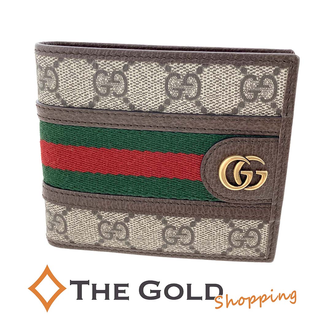 【GUCCI グッチ】 『ウルフプリント』 GGスプリーム　 コインウォレット 楽天市場】【中古】 グッチ ウルフ GGスプリーム コイン