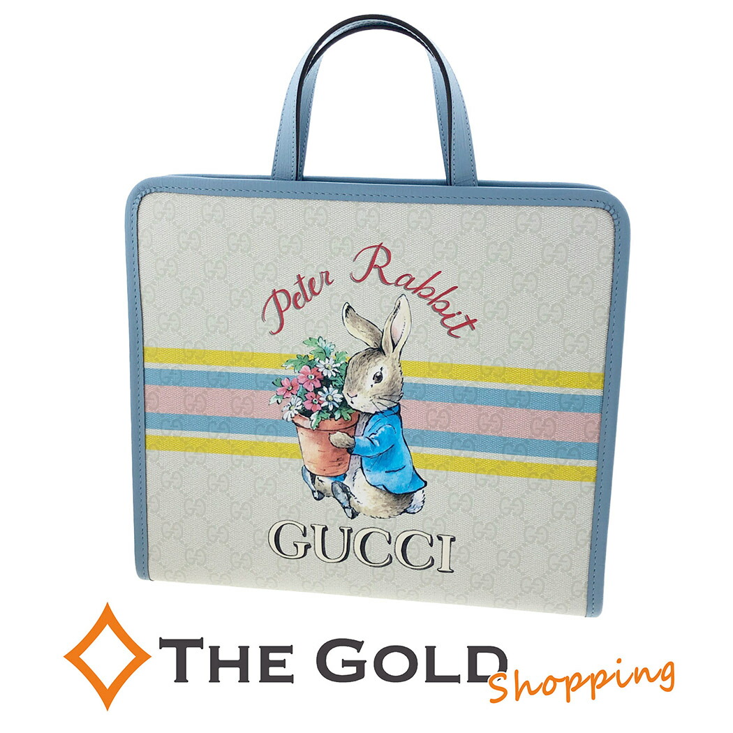 楽天市場】GUCCI(グッチ) グッチチルドレンズ ピーターラビット トート