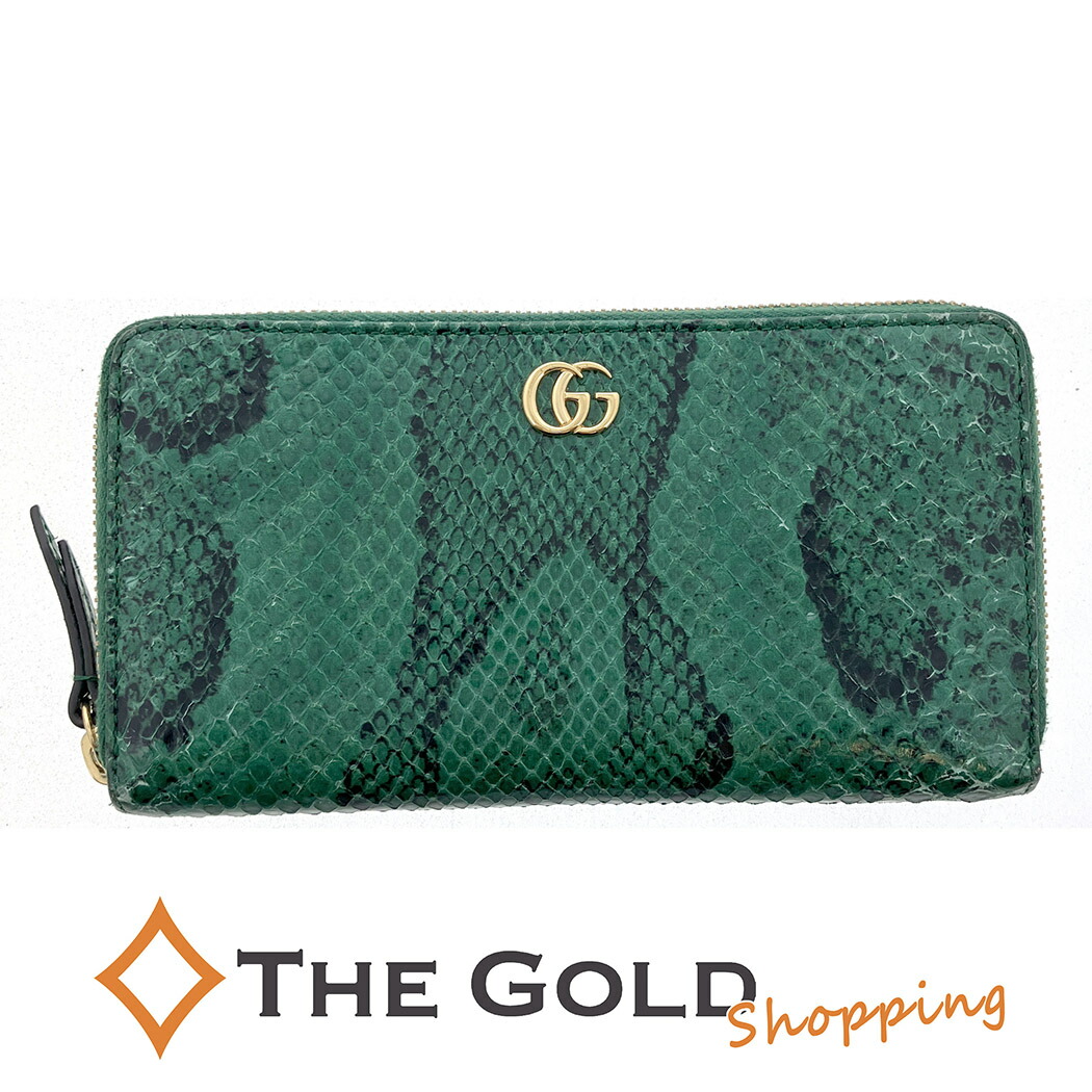 楽天市場】グッチ GUCCI ラウンドファスナー長財布 GGマーモント