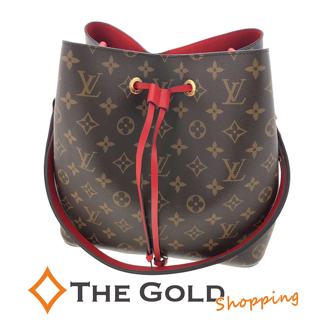 LOUIS VUITTON ネオノエ M44021 モノグラム キャンバス コクリコ 2WAY 巾着ショルダーバッグ レディース ルイヴィトン 【中古】