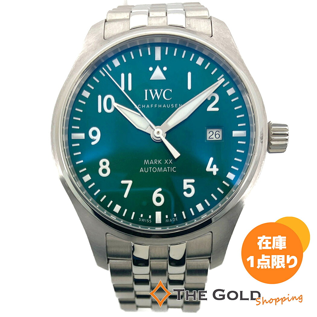 IWC パイロットウォッチ マークXX IW328206 自動巻き 緑文字盤 ステンレス 腕時計 メンズウォッチ IWC Schaffhausen アイダブリューシー 【中古】 328,185円