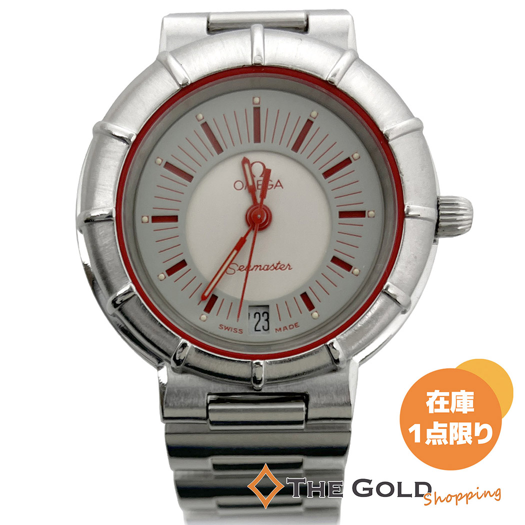 OMEGA シーマスター ダイナミック 電池交換済 クォーツ 腕時計 レディース ウォッチ オメガ 【中古】