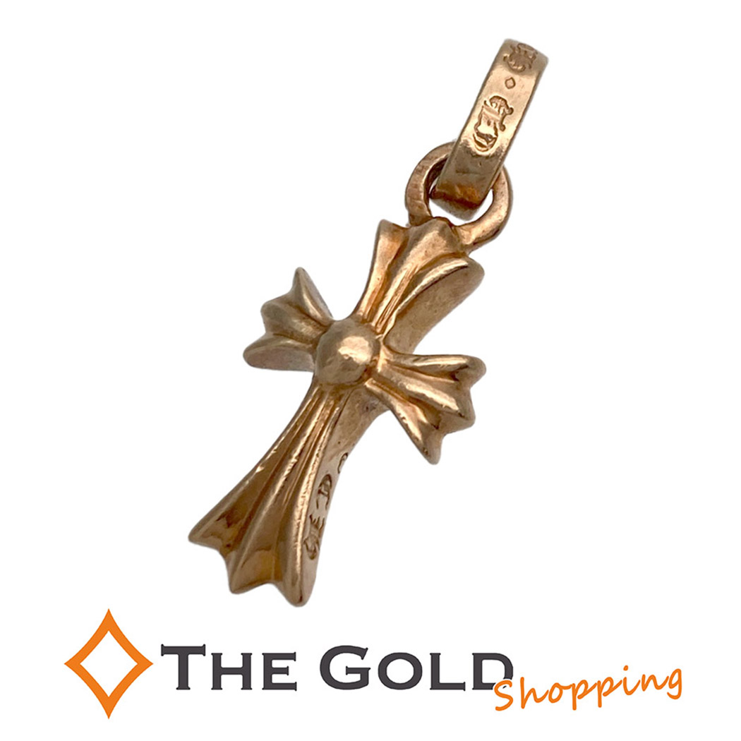 Chrome Hearts CHクロス ベイビーファットチャーム 22K イエローゴールド レディース メンズ ジュエリー クロムハーツ 【中古】|THE GOLD ショッピング