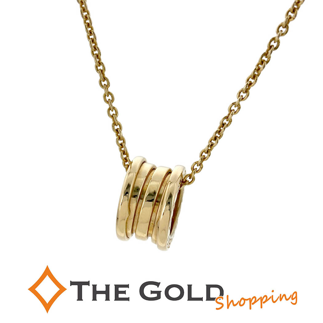 BVLGARI B-zero1 ネックレス 750 YG イエローゴールド レディース メンズ ジュエリー ブルガリ 【中古】｜THE GOLD ショッピング 172,810円