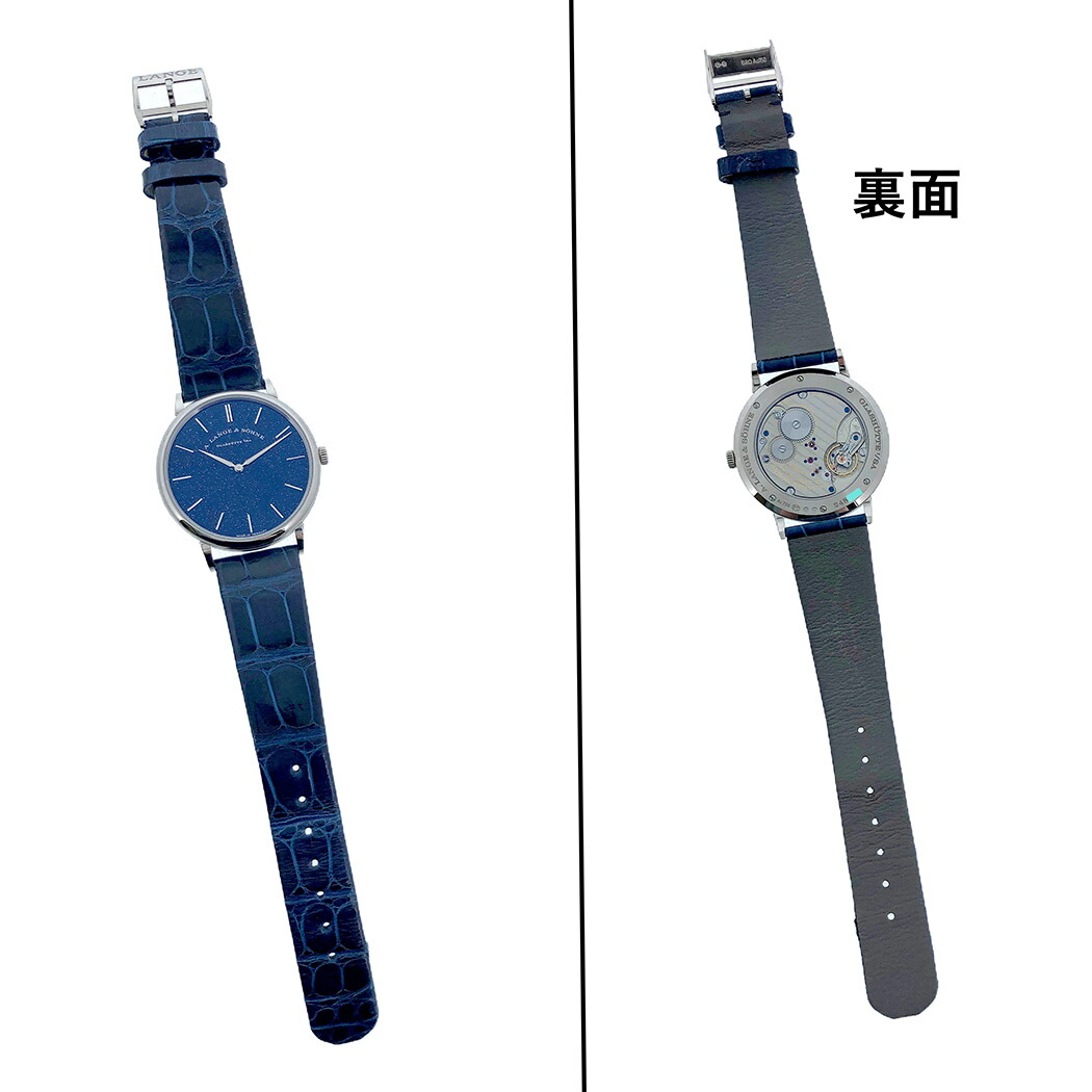 中古 ランゲ ゾーネ サクソニア フラッハ コッパーブルー 21年2月 国内 39mm 磨き済 手巻き K18 750 5 086 Ls53ax Lange Sohne 腕時計 メンズ 男性用 Christine Coppin Com