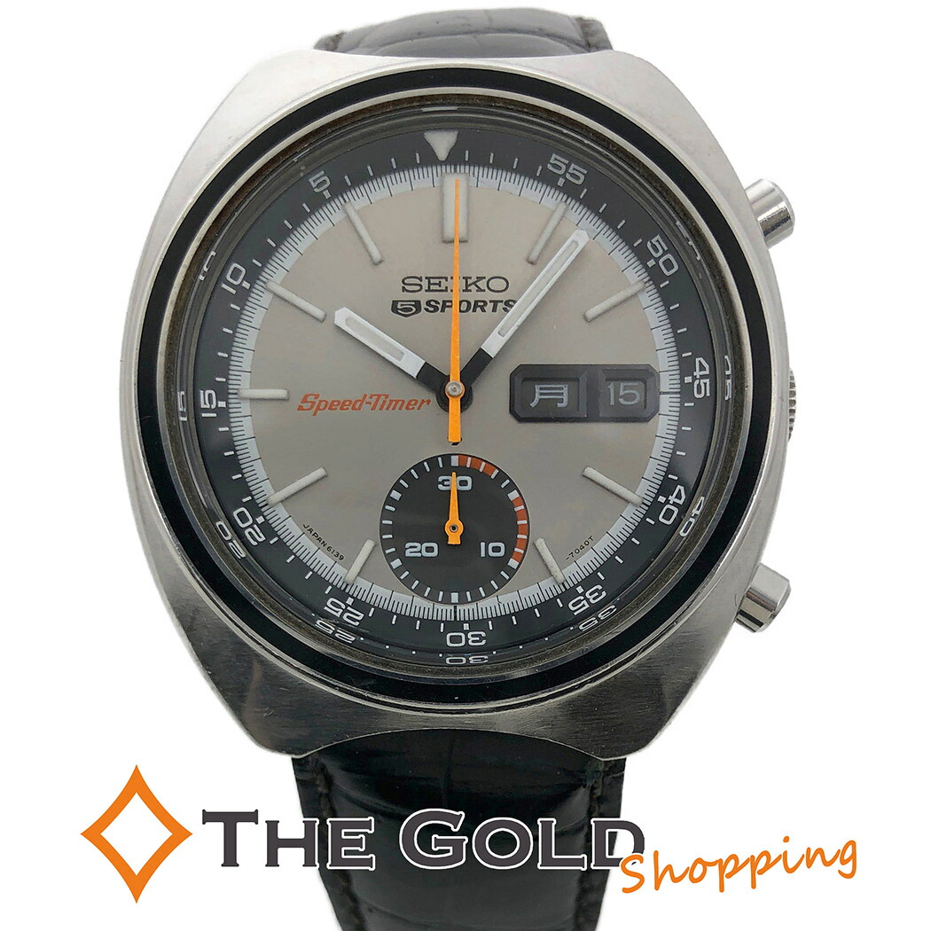 時計 SEIKO 7019-6010 Seiko 5 Sports 7019-6010 Automatic Black Dial with 21 Jewels