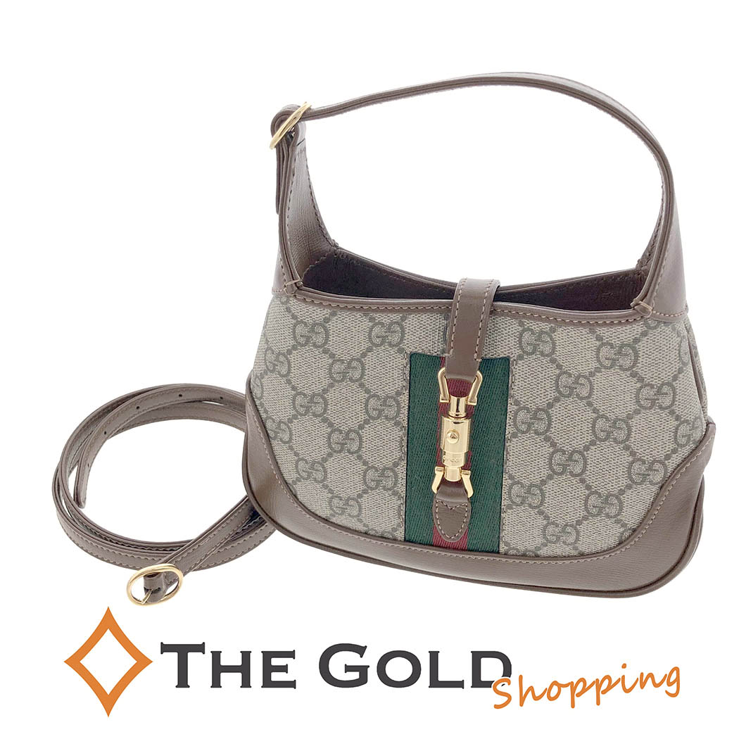 楽天市場】新品同様 グッチ ジャッキー ミニバッグ リザード