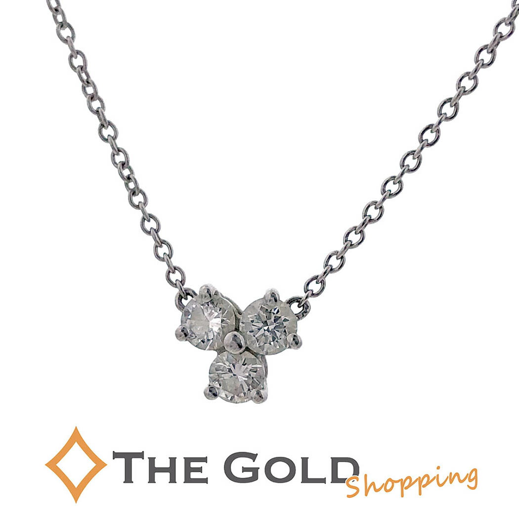 ティファニー アリア 3P ダイヤ ネックレス PT950 プラチナ 楽天市場】ティファニー Tiffany & Co. ネックレス アリア 3
