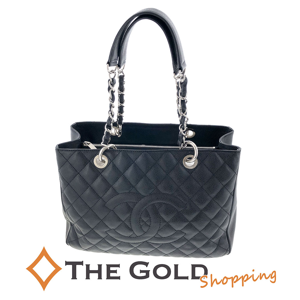 CHANEL シャネル GST グランド ショッピング トート ブラック 072 CHANEL シャネル GSTトート マトラッセ トートバッグ キャビア