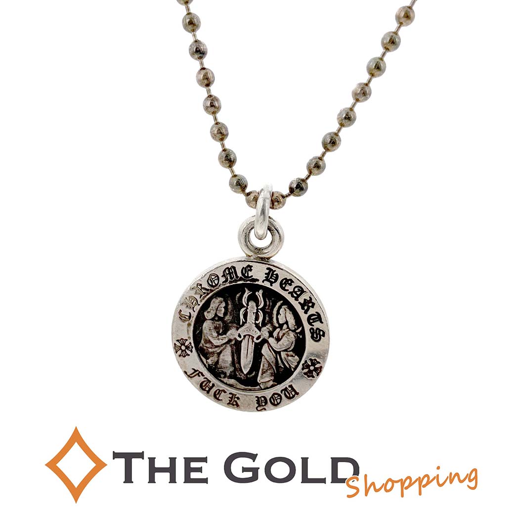 楽天市場】クロムハーツ/CHROME HEARTS エンジェルメダル チャーム