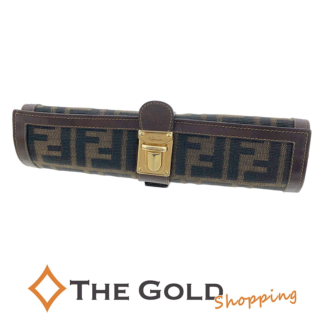 楽天市場】【FENDI】フェンディズッカ柄 アクセサリーポーチポーチ