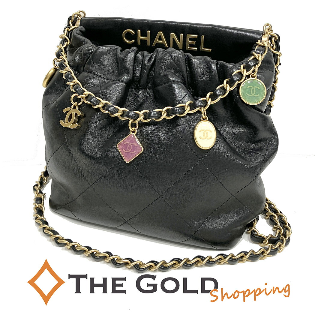 楽天市場】CHANEL シャネル カメリア チェーンウォレット ショルダー