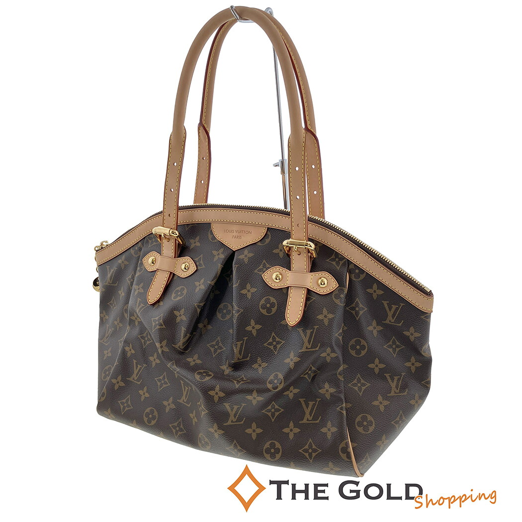 ルイヴィトン ティヴォリGM M40144 モノグラム キャンバス ブラウン 肩掛け ハンドバッグ LOUIS VUITTON 【中古】 p2602
