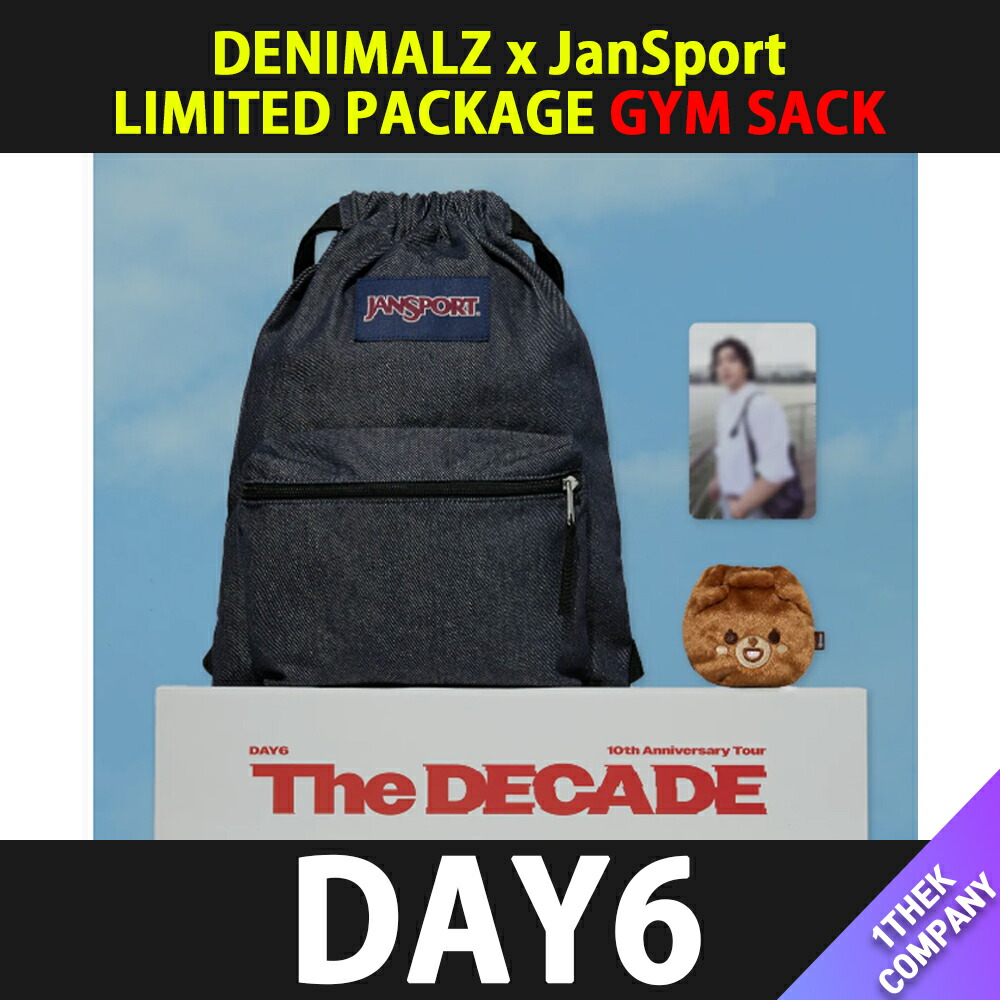[K-POP] 送料無料 〈予約商品〉 (選択) [GYM SACK] DAY6 DENIMALZ x JanSport LIMITED PACKAGE デイシックス ソンジン ヨンケイ ウォンピル ドウン