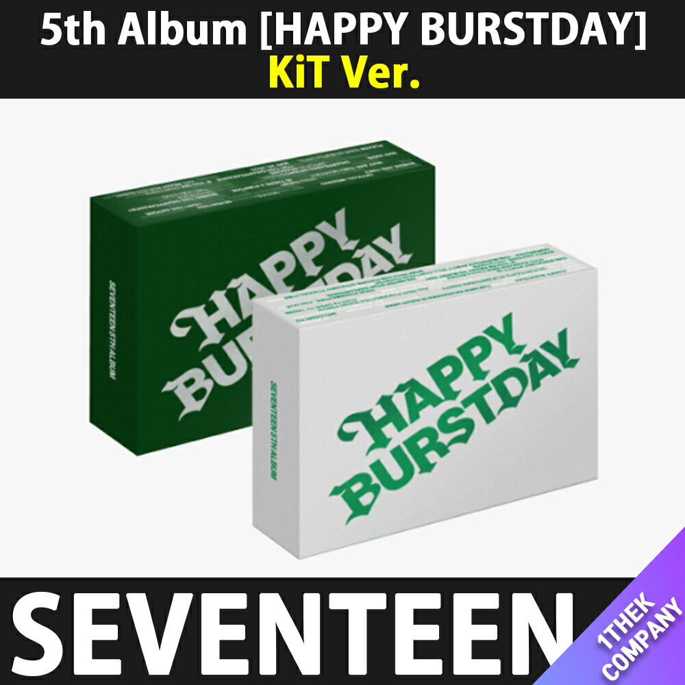 セブチ HAPPY BURSTDAY アルバム キノ キット ウォヌ コンプ ② Amazon.com: SEVENTEEN Happy Burstday [KiT Ver.] 5th Album (2
