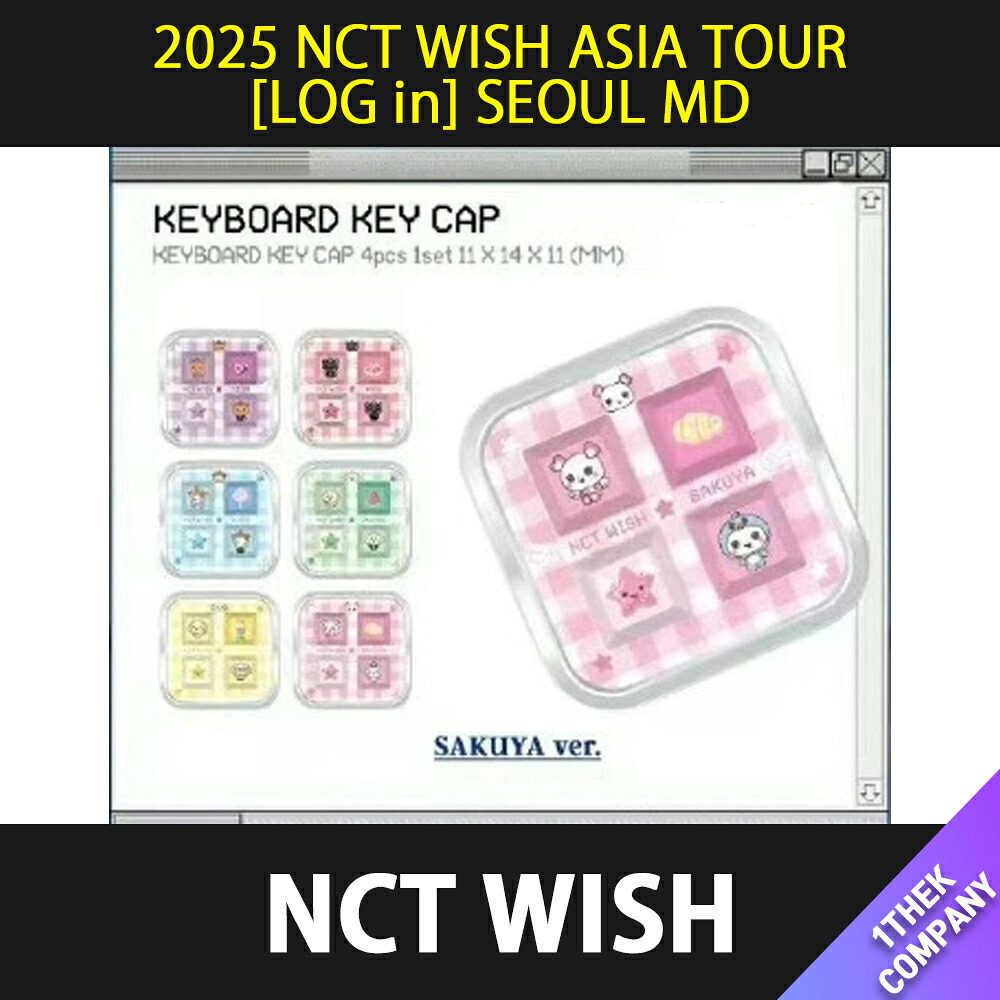 【楽天市場】[K-POP] 送料無料 [KEYBOARD KEY CAP] (メンバー選択) NCT WISH 2025 NCT WISH ...