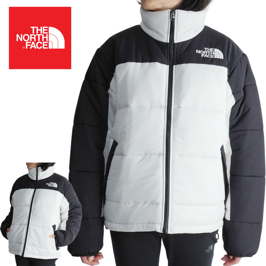 ノースフェイスレディース ジャケットUSA企画 日本未発売W HMLYN INS JKTウィメンズ インサレーションジャケットTIN GREY(ブラック/ホワイト) 白 黒 中綿 シンプル 軽量 アウトドア ストリート|THE MATERIAL WORLD