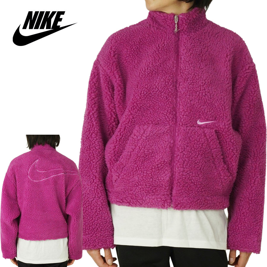 Nike フェイクファー ジャケット M 紫 Amazon.co.jp: NIKE ナイキ ウィメンズ フェイク ファー