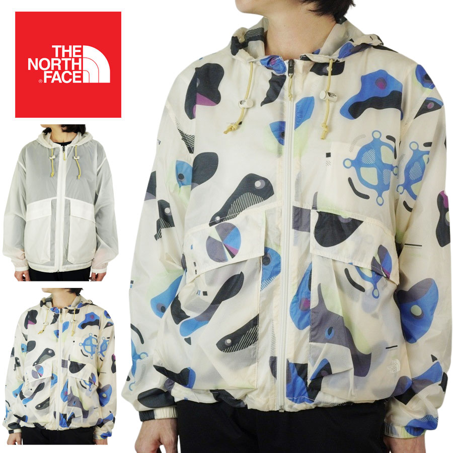 ノースフェイスTHE NORTH FACE レディース ジャケットW M66 TL WND HDYウィンドフーディーガーデニアホワイトプリント ガーデニアホワイトマウンテンパーカー マウンパ ナイロン アウトドア キャンプ 白｜THE MATERIAL WORLD