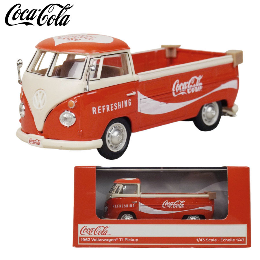 コカコーラグッズ ぬいぐるみ ミニカー 時計 ミニチュアショップ 他 レトロ 楽天市場】コカ・コーラ ミニカー ( 1962年式 VW ピックアップ 1