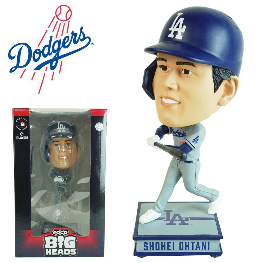 楽天市場】大谷翔平 ボブルヘッド 9.5インチFOCO MLB BIG HEADS 9.5INCHLA DODGERS ロサンゼルス  ドジャースメジャー リーグ 韓国 ソウルシリーズ マスコット フィギュア フィギア限定 公式グッズ シリアルナンバー 24.13cm野球 スポーツ  キャラクターグッズ : THE ...