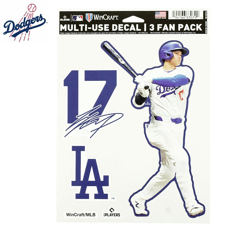 Dodgers☆メジャーリーグ公式シール付き☆ タグ付　大谷翔平　ドジャース メジャーリーグ公式シール・タグ付】大谷翔平ドジャース