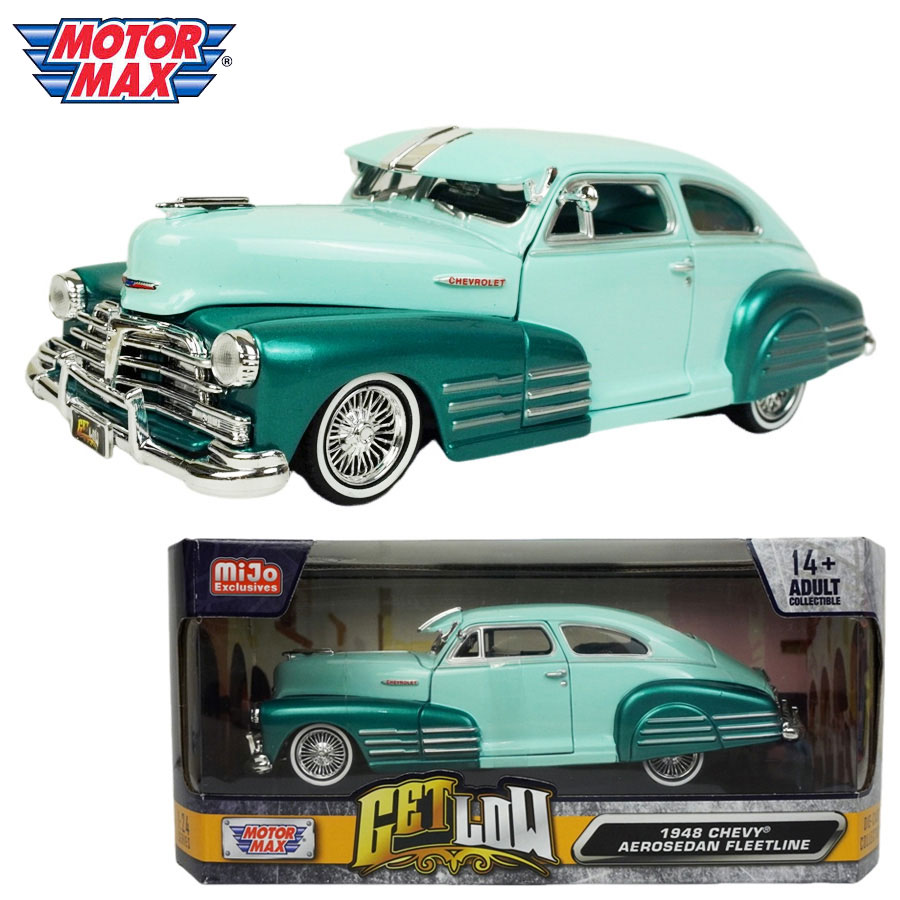 楽天市場】1/24 箱入り ミニカー 1948 CHEVY AEROSEDAN