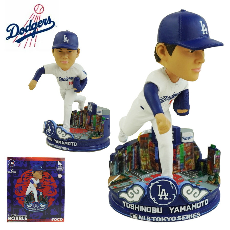 楽天市場】山本由伸 ボブルヘッド FOCO 山本由伸 公式グッズ LA