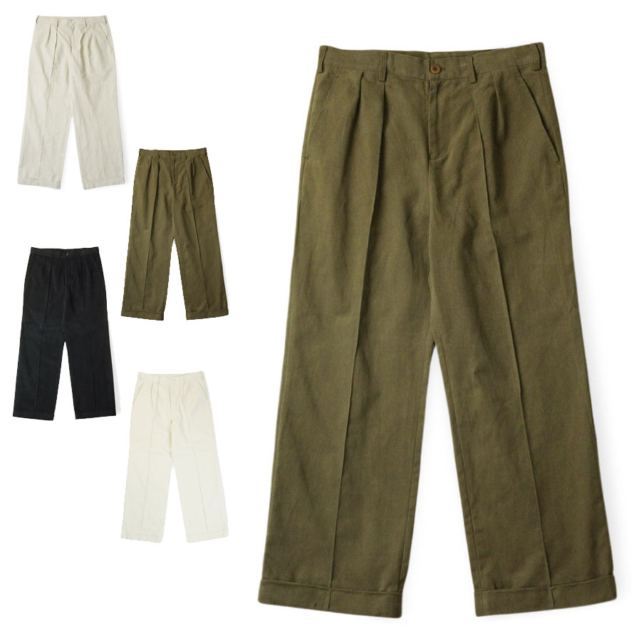 NORTH NO NAME ブラウン 2タック チノパンツ 楽天市場】NORTH NO NAME ノースノーネーム / 「TWO TUCK