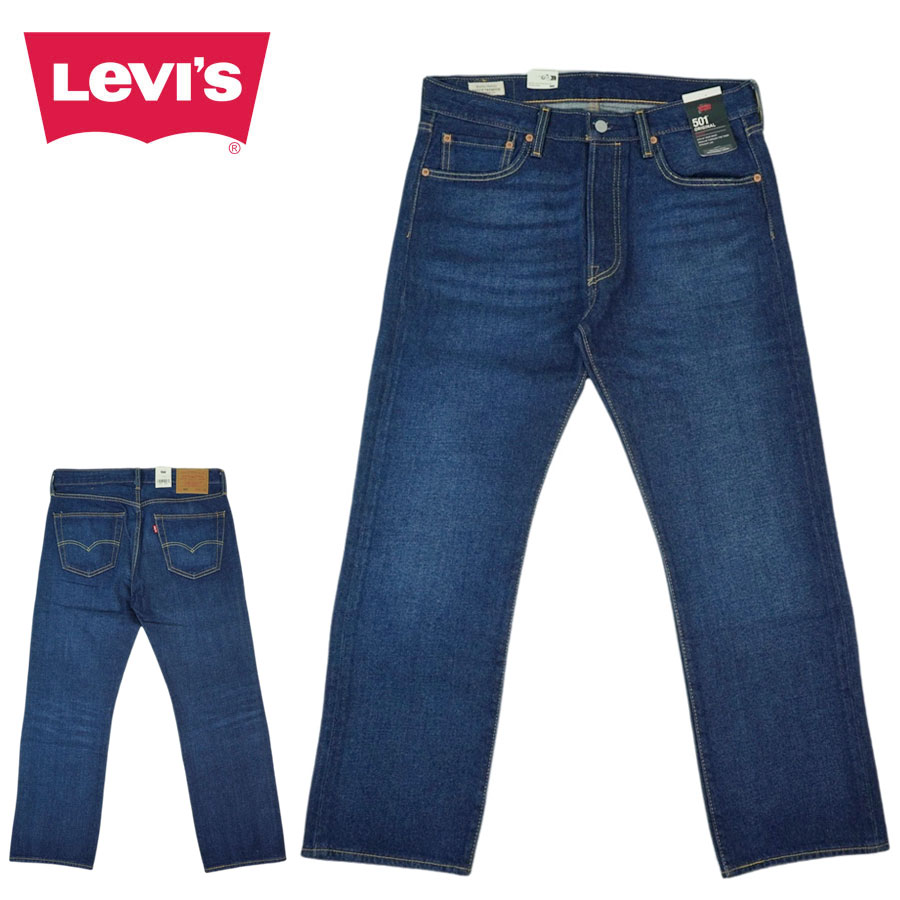 メンズ レディース デニムパンツリーバイス LEVI'S005013139 PREMIUM 501 ORIGINAL プレミアム 501 オリジナル Y2K 2000年代フレッシュ クリーン ダークウォッシュ ブルージェンダーフリー ストレート ジーンズ ジーパン クラシック 青|THE MATERIAL WORLD
