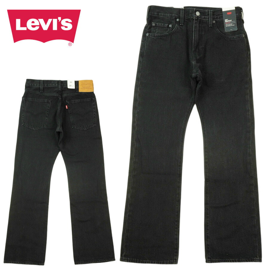 メンズ フレアパンツ<br>リーバイス LEVI<br>517 BOOTCUT 005170244517 ブーツカットパンツ<br>BLACK ブラック 黒デニム ジーンズ ジーパン ウォッシュ クラシック 定番