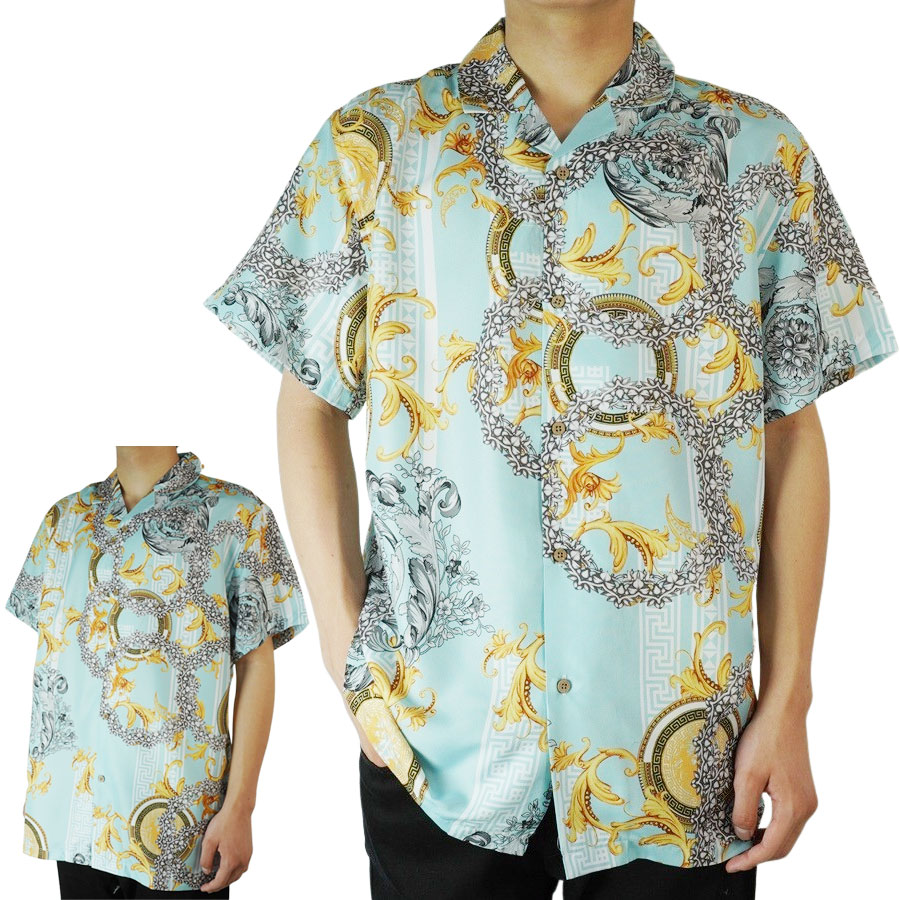 STONE  半袖シャツ RAZZIS オープンカラーシャツ メンズ 半袖 カジュアルシャツ ブランド