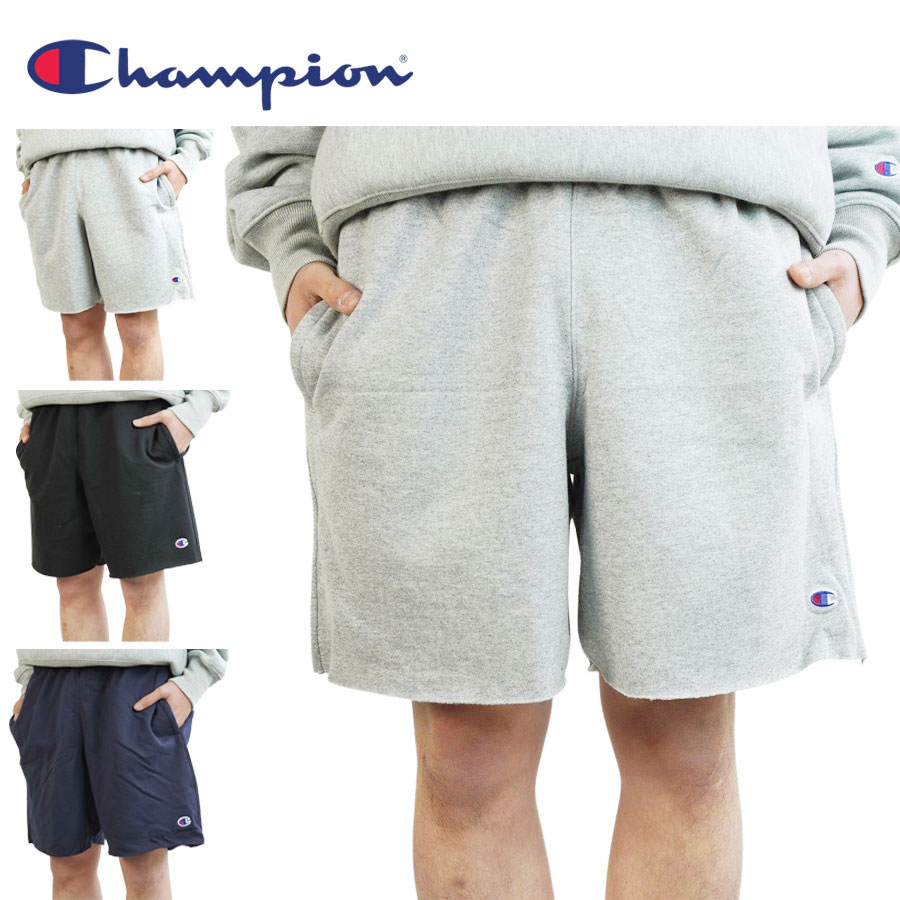 【楽天市場】チャンピオン CHAMPIONメンズ ハーフパンツ87349 SWEAT ONE POINT CUTOFF LOGO SHORTS ...
