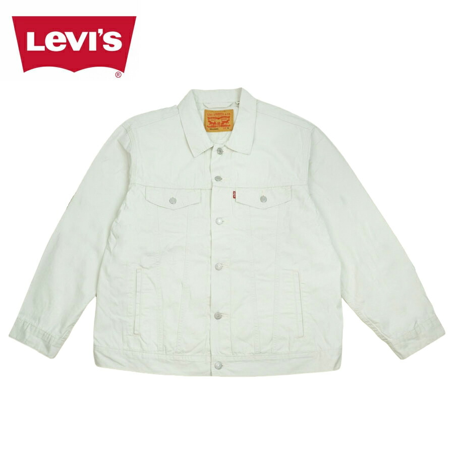 リーバイス LEVI'S ジャケット リラックス トラッカージャケット RELAX TRUCKER JACKET オフホワイト OFF WHITE 白 ジージャン Gジャン アウター 上着 ジェンダーレス ジェンダーフリー
