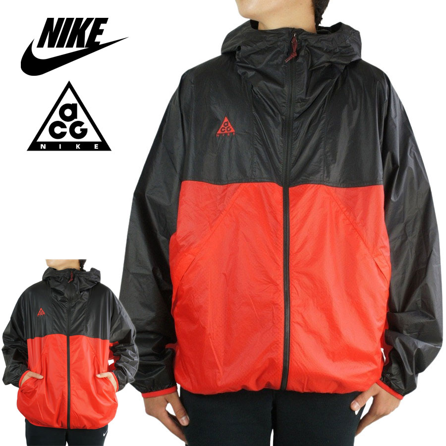 高い素材 Nike ナイキacg Nylon Jacketacg ナイロン ジャケットred Black レッド ブラック メンズ 軽量 マウンテンパーカー 黒 赤 ロゴ The Material World 楽天1位 Www Saranabhakti Co Id