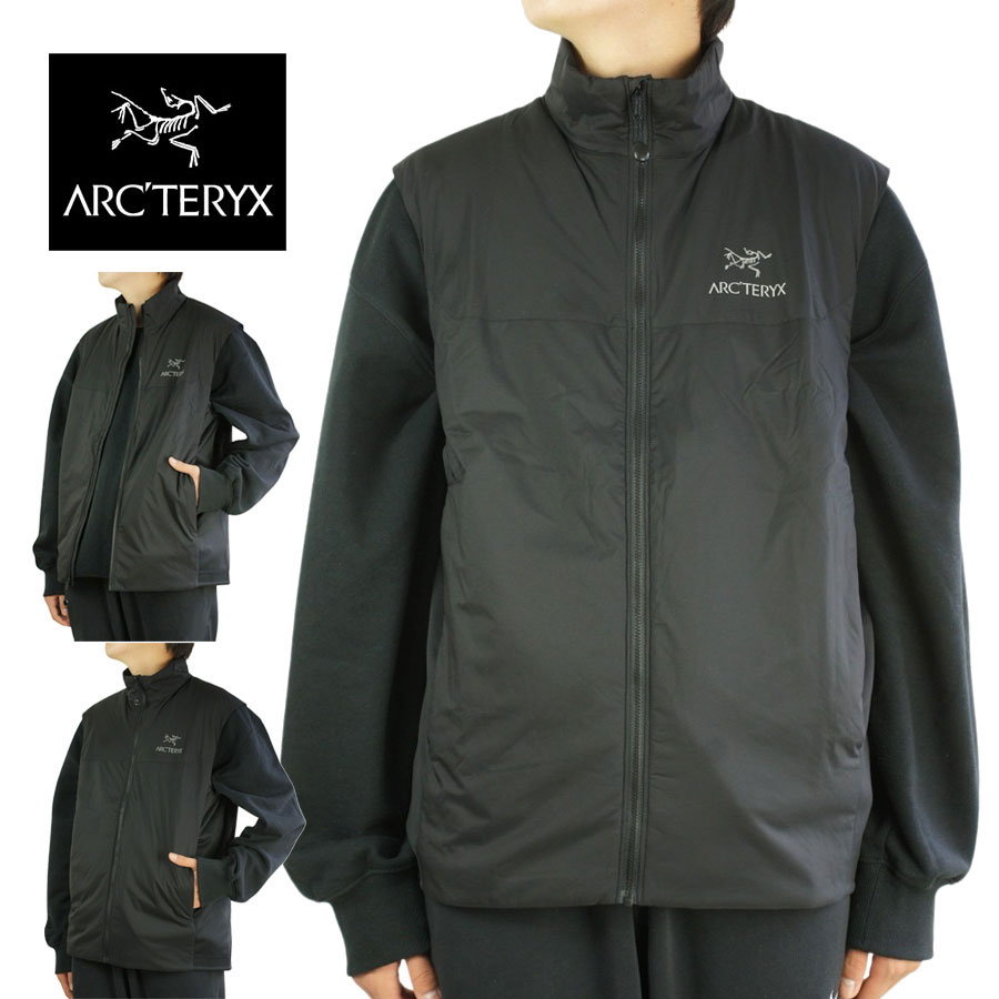 半額品 Arc Teryxアークテリクスメンズ ベストatom Lt Vest Mensメンズ アトム Lt ベストblack ブラック 軽量 ナイロン アウトドア コンパクト レイヤード 代引不可 Wycs Tn