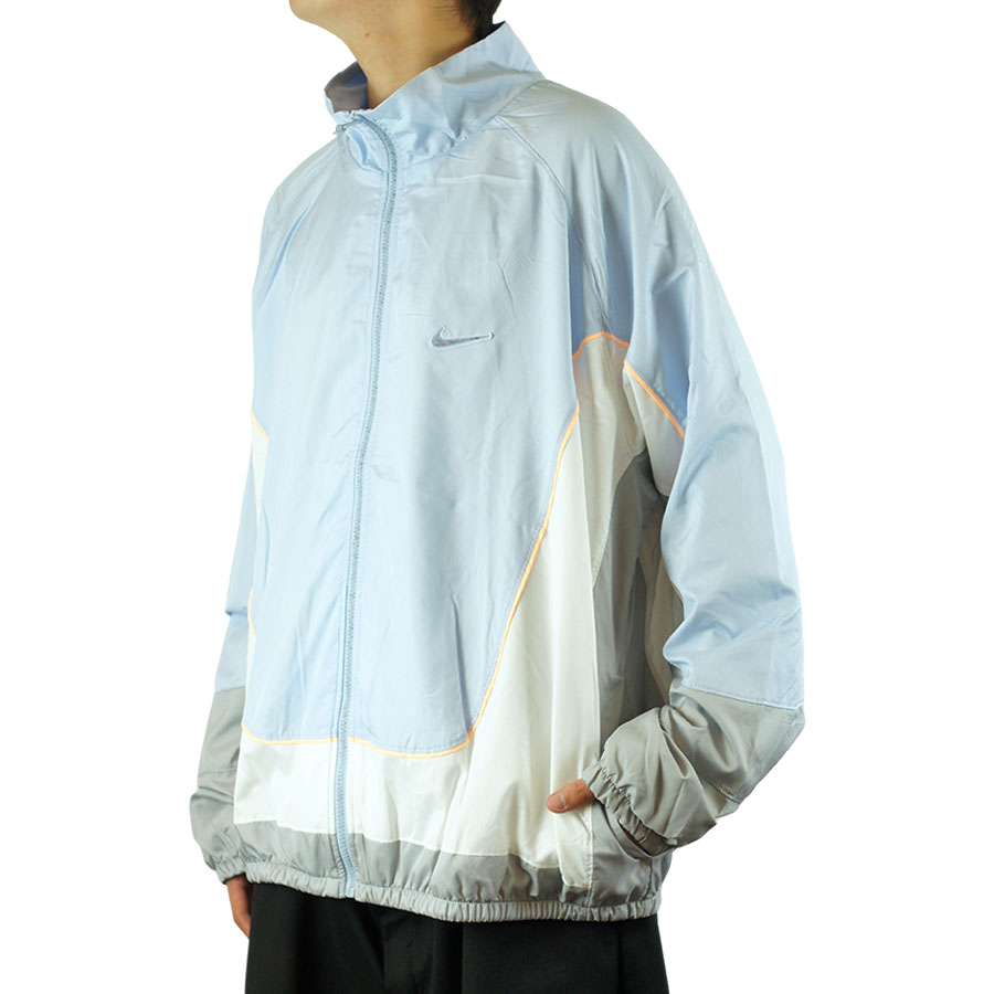 ナイキ Nikeメンズ号 ジャケットthrowback Jacketskyblue White Grey スカイブルーホワイトグレー ライトアウター 水色 白み 薄墨色 ナイロン 橙 Avantelogistics Ec