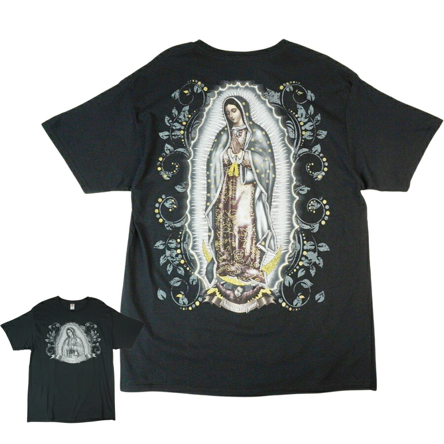 【LA直輸入‼︎】【最終SALE‼︎】メキシコ グアダルーペ  Tシャツ 100枚 メキシコ マリア グアダルーペ アート デザイン Tシャツ 通販