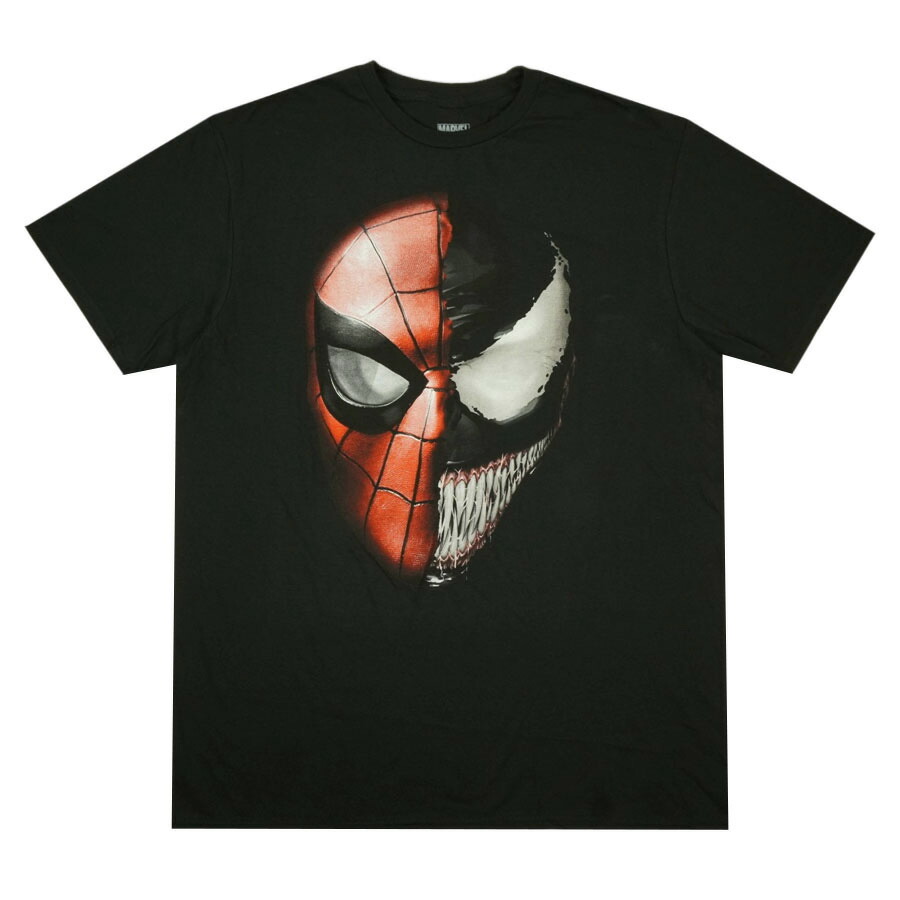 スパイダーバース 長袖Tシャツ 黒 L スパイダーマン：アクロス ザ スパイダーバース Tシャツ T