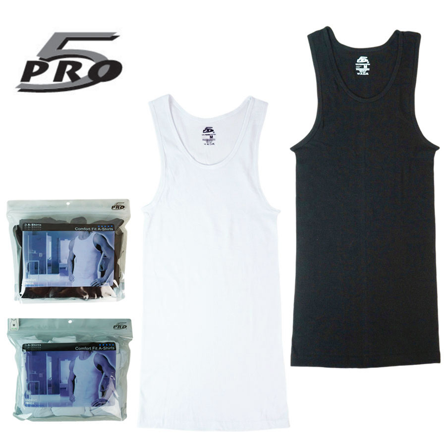 PVOT タンクトップ　3枚セット Pvot Sleeveless Tank (Black)
